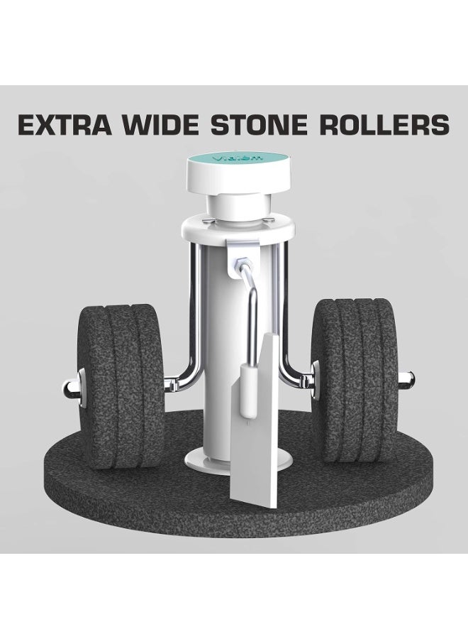 فيديم Vidiem Jewel ST Compact 2L Wet Grinder | Lightweight & Easy to Use | Low Power Consumption | SS Drum | Wide Stone Roller | High Torque Copper Motor | Fast Grinding | ISI Certified | 5-Year Warranty - Image 5